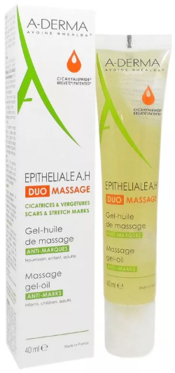 A-Derma EPITHELIALE A.H.DUO гель-масло от шрамов и растяжек массажное 40 мл