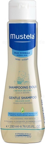 MUSTELA Мягкий шампунь для детских волос 200 мл