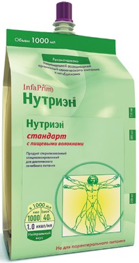 Нутриэн Стандарт с пищевыми волокнами 1,0л пакет