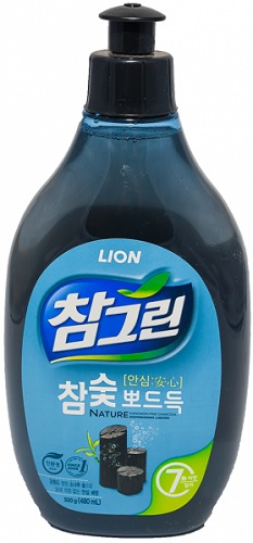 LION Chamgreen Древесный Уголь Средство для мытья посуды 500мл