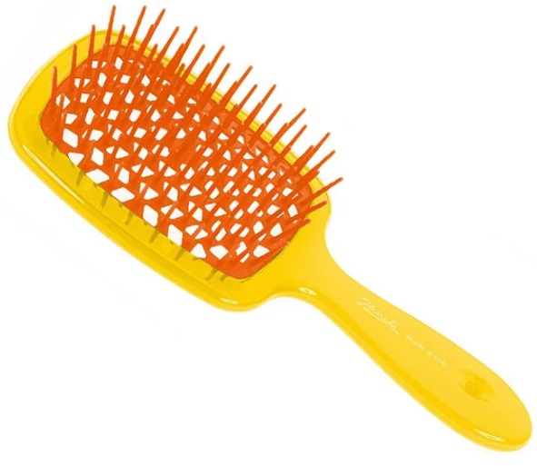 Расческа Janeke Superbrush 82SP226 YFL Giallo Fluorescente Yellow & Orange 