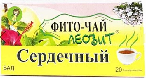 Леовит фиточай Сердечный 1,5г №20 пак.  &