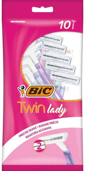 Станок бритвенный BIC "Twin lady" 10шт