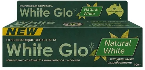 WHITE GLO зубная паста отбеливающая Natural White 100 гр арт.1219