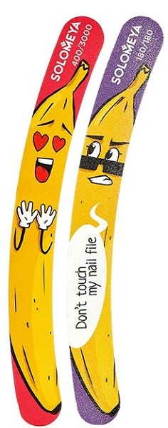SOLOMEYA набор пилок Don’t Touch My Nail File 2шт 