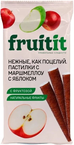 Fruit It Пастилки с Маршмеллоу Яблоко 55г