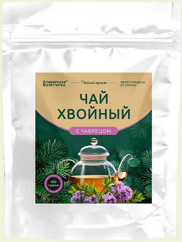 Сибирская Клетчатка Хвойный чай с Чабрецом 100г