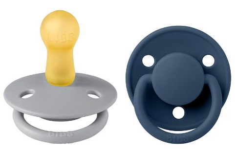 Набор пустышек BIBS De Lux Cloud/ Steel Blue 2 шт.6+ арт.190225