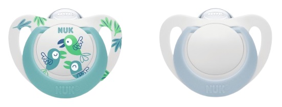 Соска Силиконовая NUK Star 6м+ (2шт) арт.10736726