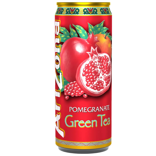 Напиток Arizona Pomegranate green tea ж/б 330мл