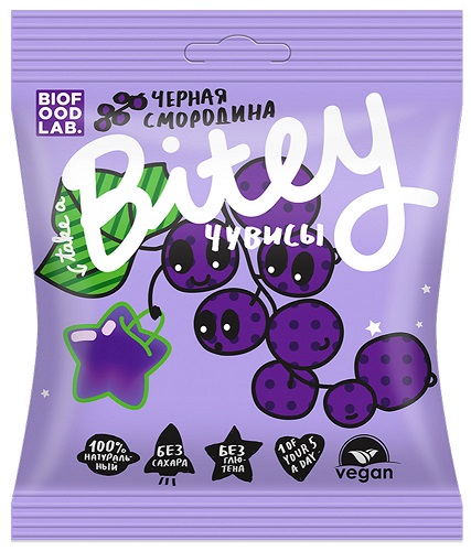 Bitey Чувисы Черная смородина Мармелад 20г