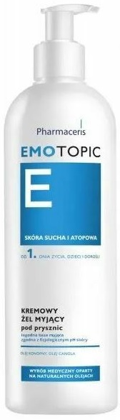 EMOTOPIC кремовый гель для душа c первых дней жизни 400 мл Pharmaceris