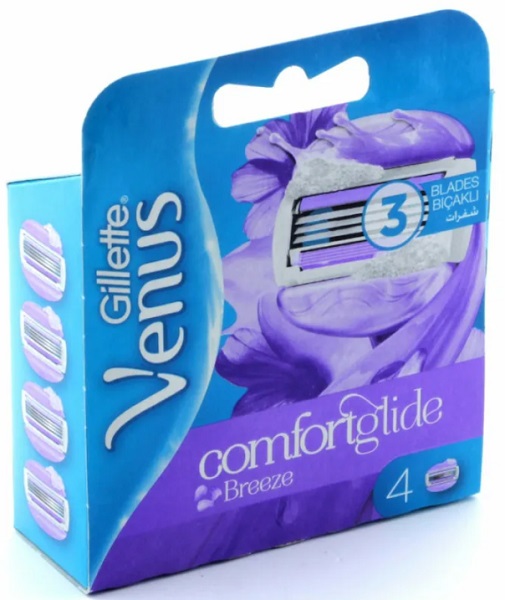 Кассеты сменные GILLETTE Venus ComfortGlide Breeze ( 4 шт ) 81744855