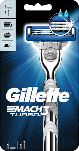 Станок бритвенный GILLETTE Mach3 Start Turbo (1кассета)