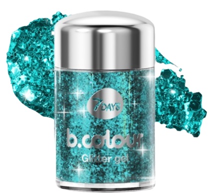 7 Days B.COLOUR WE Глиттер для лица и тела 02 Snowy elf