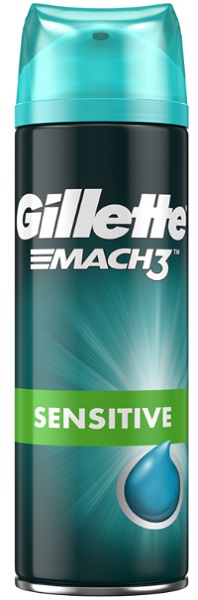 GILLETTE гель для бритья Mach3 Sensitive 200 мл 81682717