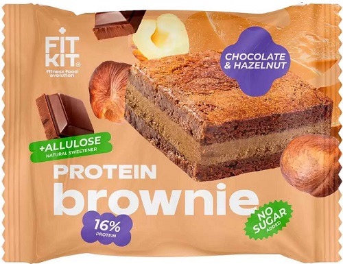 Fit Kit Десерт Брауни Шоколад-Фундук 50г