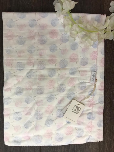 Одеяло детское Муслиновое BİBABY Pink Clever 84*84см 1шт арт.64353