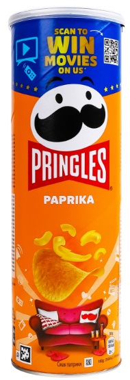 Чипсы Pringles Паприка 165гр
