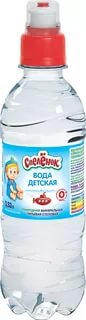 С пеленок  Вода детская природная минеральная питьевая столовая 0,33 л