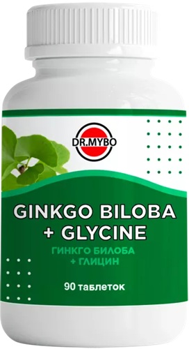 Dr.Mybo Гинкго Билоба+Глицин №90таб  &