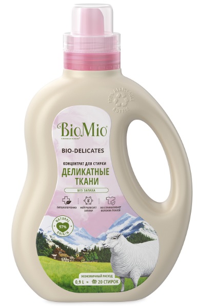 Bio Mio Гель для стирки деликатных тканей 900 мл