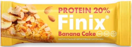 Батончик финиковый Finix Banana Cake Банан+Миндаль 30г