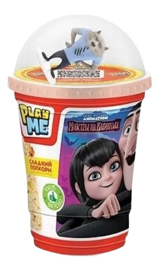 Попкорн Play Me Монстры на каникулах с игрушкой 50г