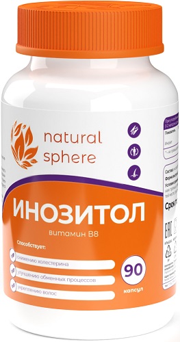 Natural Sphere Инозитол 600мг №90капс  &