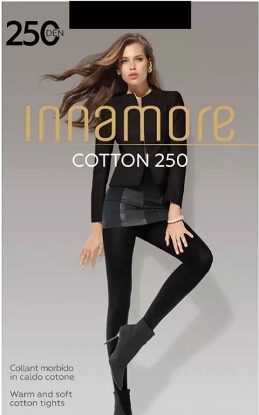 INCANTO коглготки Innamore Cotton 250 Den Nero 3