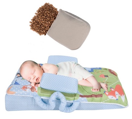 SEVIBEBE 73 Матрасик Luxury Reflux Bed Многофункциональный для новорожденных с грелкой цв.в асс.