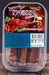 Гермес Гренки к Пенному Камчатский Краб 100 гр лоток