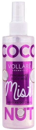 Vollare Cosmetics Сияющий Спрей для тела Кокос 200 мл