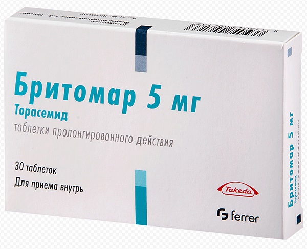 Бритомар таб. 5 мг №30 (торасемид) (Упаковка)