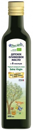 Fleur Alpine Детское Масло Оливковое 500мл. с 6 мес.