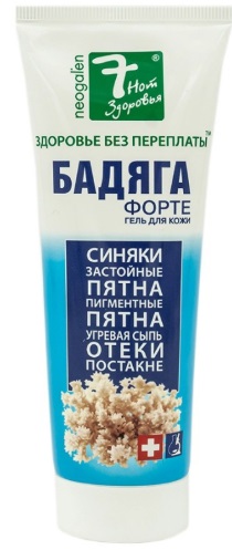 7 нот здоровья Бадяга форте гель от застойных пятен 125 мл 