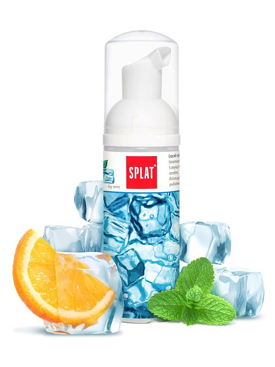SPLAT Очищающая пенка для зубов и десен Мята 50мл