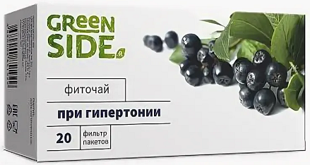 Green Side Фиточай При гипертонии № 20пак
