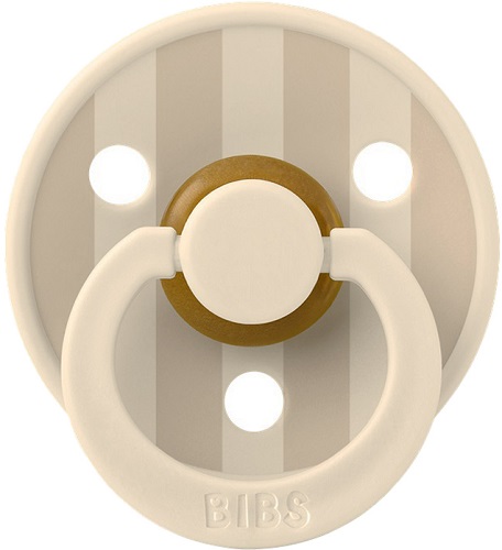 Пустышка латексная 0м+ Bibs Studio Colour Block Ivory Vanilla арт.10016245