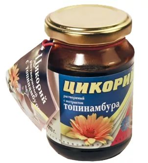 Русский Цикорий. Цикорий  растворимый  с экстрактом топинамбура 200 г. ст.банка