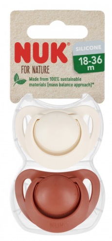 Соска Силиконовая NUK 18м+ For Nature 2шт арт.10739859