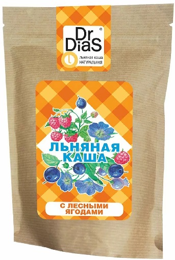Dr.DiaS Каша льняная с Лесной ягодой 275г