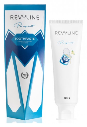 Зубная паста REVYLINE Perfect Сгущенное молоко и Ваниль 100г