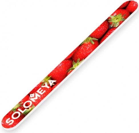 Пилочка маникюрная SOLOMEYA Клубничный смузи