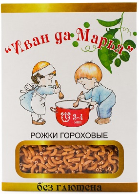 Иван да Марья Рожки Гороховые 400г