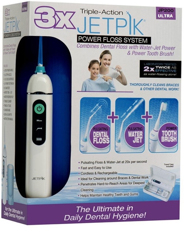 Ирригатор JETPIK JP200 ULTRA + Зубная щетка Электрическая Звуковая
