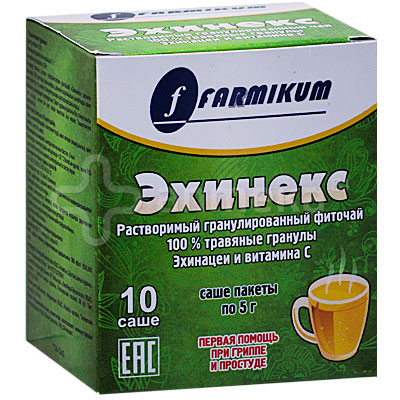 ЭкоФармТехнология  Эхинекс растворимый чай 5,0г №10пак.