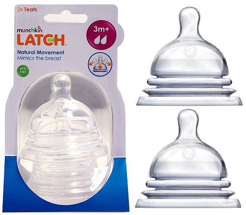 Соска Силиконовая MUNCHKIN Latch 3м+ (2шт)