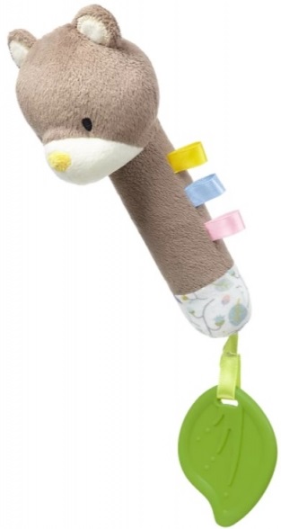 BABYONO Игрушка с пищалкой и прорезывателем Teddy 6м+ арт.1431