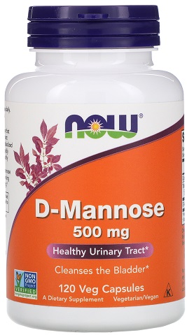 Now foods Д-Манноза 500мг №120капс.  &